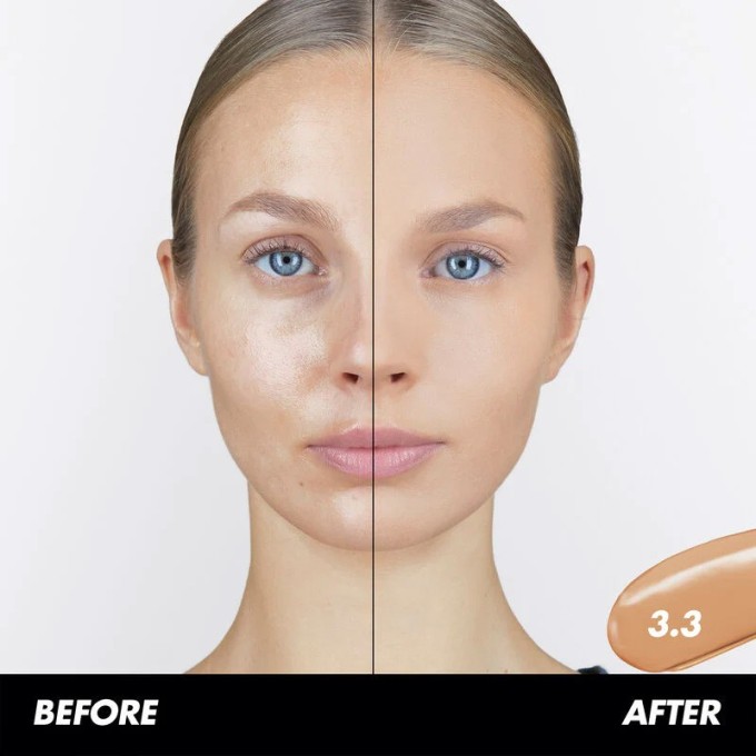 Make Up For Ever Matte Velvet Skin Concealer - maskuoklis, 9 ml - 3.3 Dark Sand