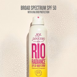Sol De Janeiro SPF 50 Rio Radiance Body Spray - vėsinantis kūno purškiklis nuo saulės, 200 ml
