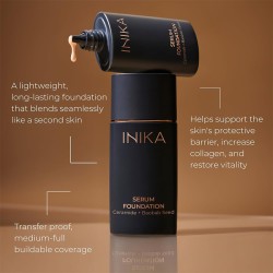Inika Organic Serum Foundation - natūralus lengvas makiažo pagrindas, 25 ml - Daring