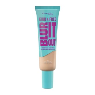 Rimmel Kind & Free Blur It Out Mattifying Skin Tint - matinis makiažas mišriai ir riebiai odai, 30