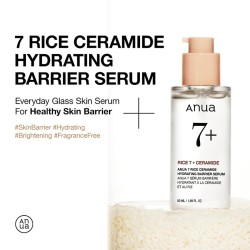 Anua Rice 7 Ceramide Hydrating Barrier Serum - drėkinamasis veido serumas, 50 ml