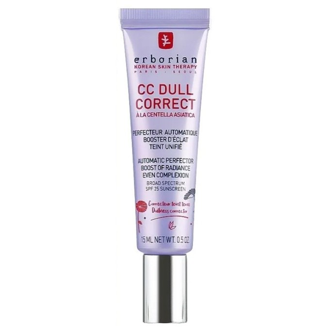 Erborian CC Dull Correct Automatic Perfector - alyvinio atspalvio CC kremas, 15 ml