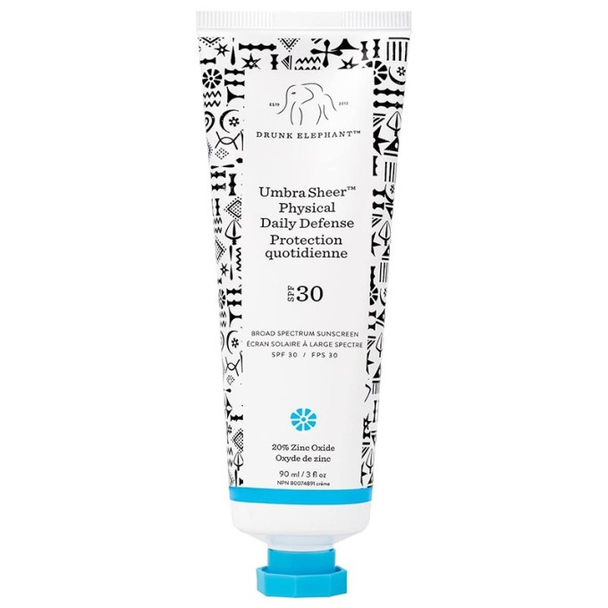 Drunk Elephant Umbra Sheer Physical Daily Defense SPF 30 - apsauginis kremas nuo saulės, 90 ml
