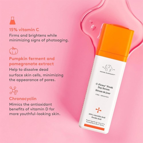 Drunk Elephant C-Firma Fresh Day Serum - vitamino C serumas, 28 ml