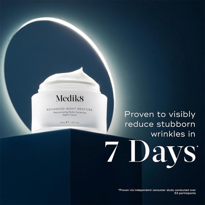 Medik8 Advanced Night Restore Rejuvenating Multi-Ceramide Night Cream - naktinis veido kremas, 50 ml