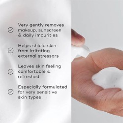 Medik8 Gentle Cleanse Hydrating Rosemary Foam - valomosios veido putos, 150 ml