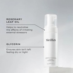 Medik8 Gentle Cleanse Hydrating Rosemary Foam - valomosios veido putos, 150 ml
