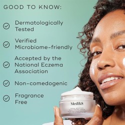 Medik8 Total Moisture Daily Facial Cream Refill - papildymas drėkinamam odos kremui, 50 ml