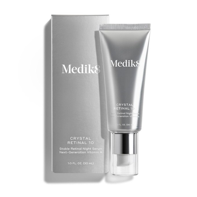 Medik8 Crystal Retinal 10 Stable Retinal Night Serum - naktinis retinolio serumas, 30 ml