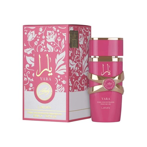 Lattafa Yara Candy Parfumed Oil 20ml aliejiniai kvepalai moterims