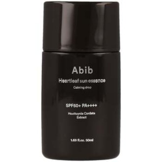 Abib Heartleaf Sun Essence Calming Drop SPF 50+ PA++++ - pieštukinis kremas su apsauga nuo saulės