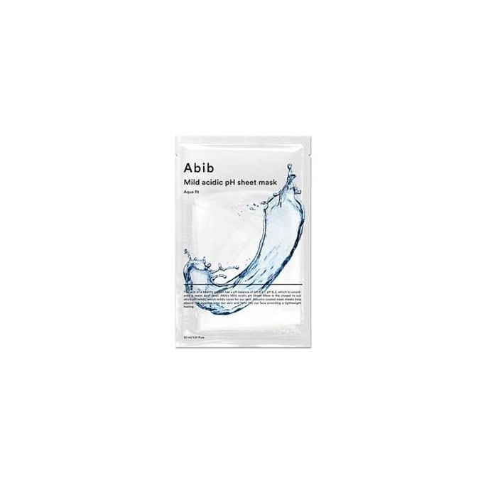 Abib Mild Acidic Ph Sheet Mask Aqua Fit - veido kaukė, 30 ml