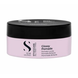 Alfaparf Milano Semi Di Lino Style&Care Glossy Pomade - formuojanti vaško pomada, 90 ml