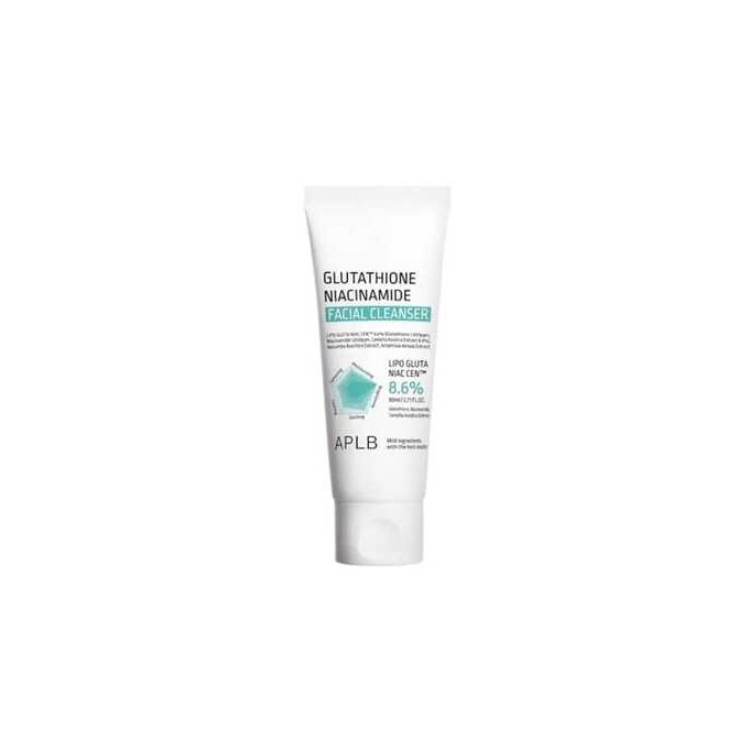 APLB Glutathione Niacinamide Facial Cleanser - švelnios valomosios putos su glutationu ir