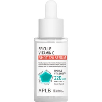 APLB Spicule Vitamin C Shot 220 Serum - Šviesinantis odos serumas su vitaminu C ir spiculo