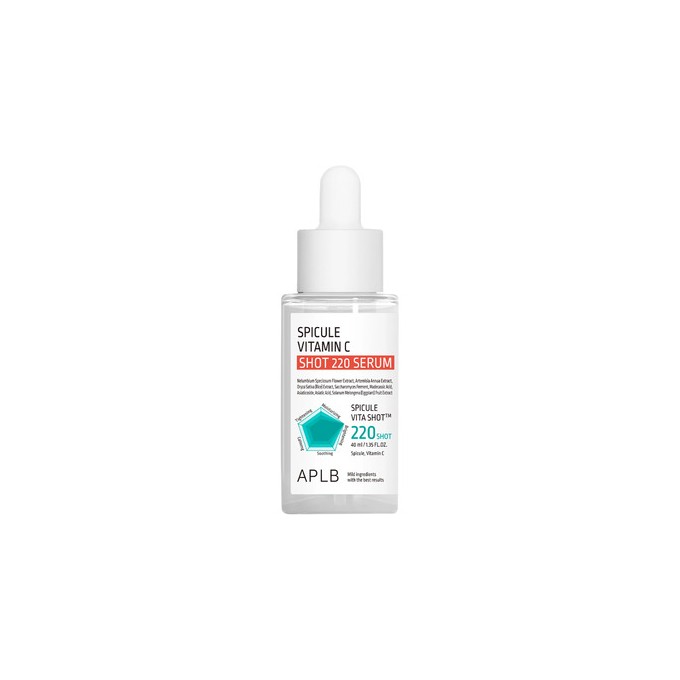 APLB Spicule Vitamin C Shot 220 Serum - Šviesinantis odos serumas su vitaminu C ir spiculo