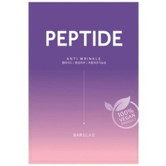 Barulab Peptide Anti Wrinkle The Clean Vegan Mask - tekstilinė kaukė su peptidais, 23 g