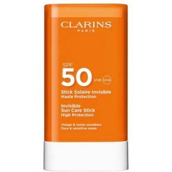 Clarins Invisible Sun Care Stick SPF 50 - apsauginis pieštukas nuo saulės, 17 g