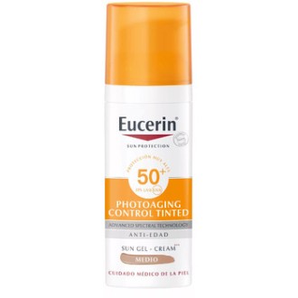 Eucerin Sun Photoaging Control CC Cream SPF 50+ - apsauginis kremas nuo saulės, 50 ml