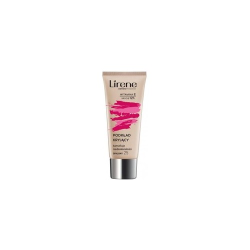 Lirene Vitamin E High-Coverage Liquid Foundation - Krycí fluidní make-up 30 ml 25 Tanned