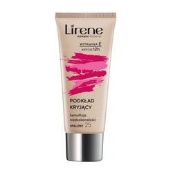 Lirene Vitamin E High-Coverage Liquid Foundation - Krycí fluidní make-up 30 ml 25 Tanned