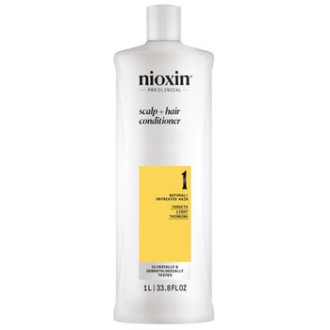 Nioxin System 1 Scalp + Hair Conditioner - kondicionierius natūraliems plaukams, linkusiems