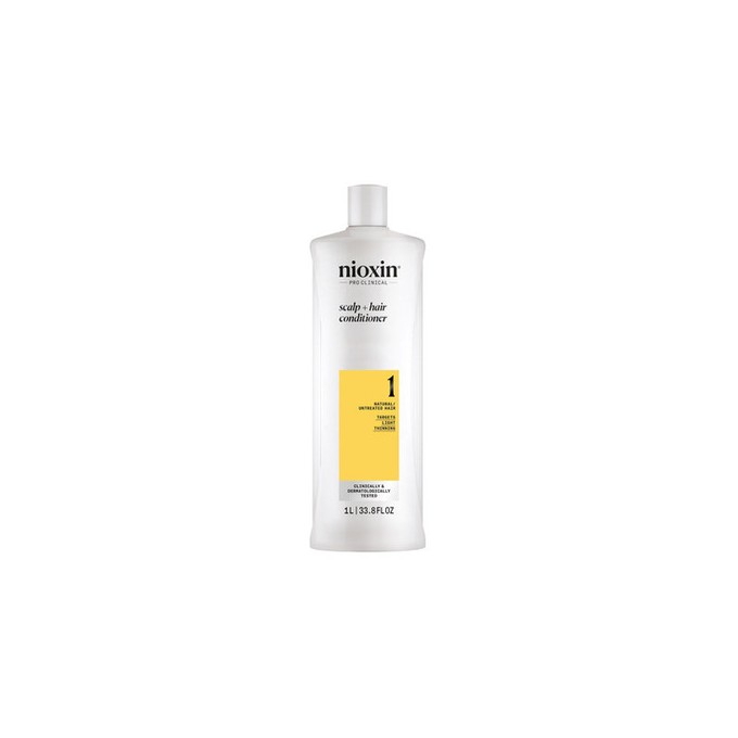 Nioxin System 1 Scalp + Hair Conditioner - kondicionierius natūraliems plaukams, linkusiems