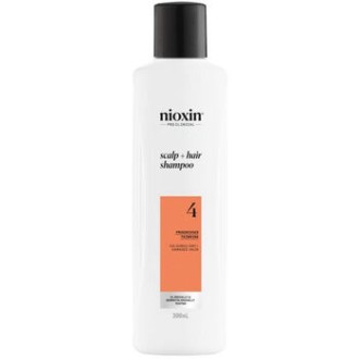 Nioxin System 4 Scalp + Hair Shampoo Progressed Thinning - Čisticí šampon pro barvené vlasy s pokročilým řídnutím 300ml
