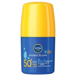Nivea Sun Kids Protect & Care 5-In-1 Roll-On SPF 50+ - pieštukinis kremas nuo saulės, 50 ml