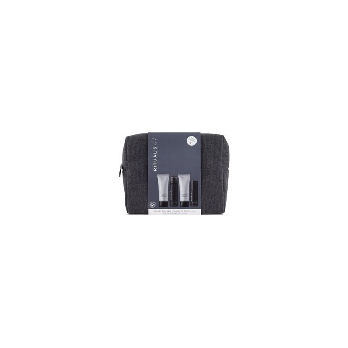 Rituals Homme Luxury Reusable Pouch For Travelling - kelioninis odos priežiūros rinkinys, 70 ml