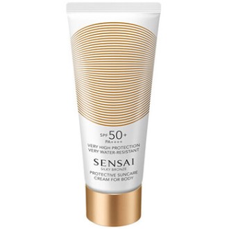Sensai Silky Bronze Protective Suncare Cream For Body SPF 50 - apsauginis kūno kremas, 150 ml