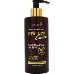 Vivaco Bronze Express Medium - savaiminio įdegio losjonas, 300 ml
