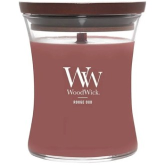 WoodWick Rouge Oud Váza ( růžový oud ) - Vonná svíčka 275.0g