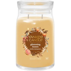 Yankee Candle Glistening Leaves Signature Candle ( leské listy ) - Vonná svíčka 567.0g