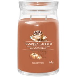 Yankee Candle Pumpkin Cinnamon Swirl Candle ( dýňovo-skořicový šnek ) - Vonná svíčka 567.0g