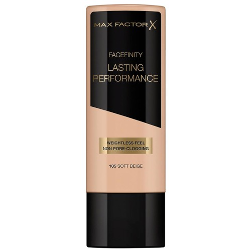 Max Factor Lasting Performance Make-Up - makiažo pagrindas, 35 ml - 105 Soft Beige