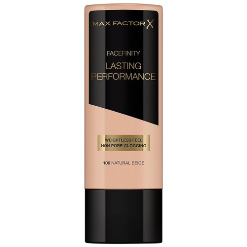 Max Factor Lasting Performance Make-Up - makiažo pagrindas, 35 ml - 106 Natural Beige