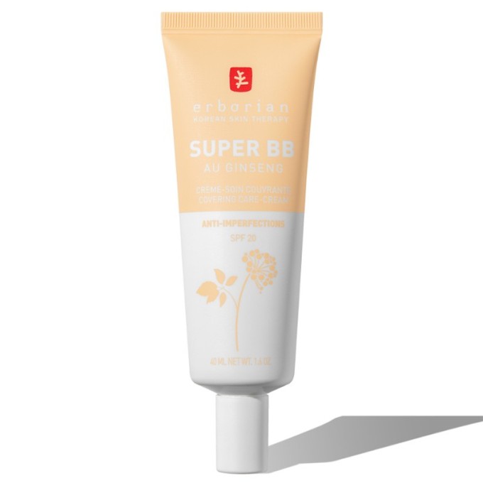 Erborian Super BB Covering Care-Cream SPF 20 - BB kremas, 40 ml - Nude
