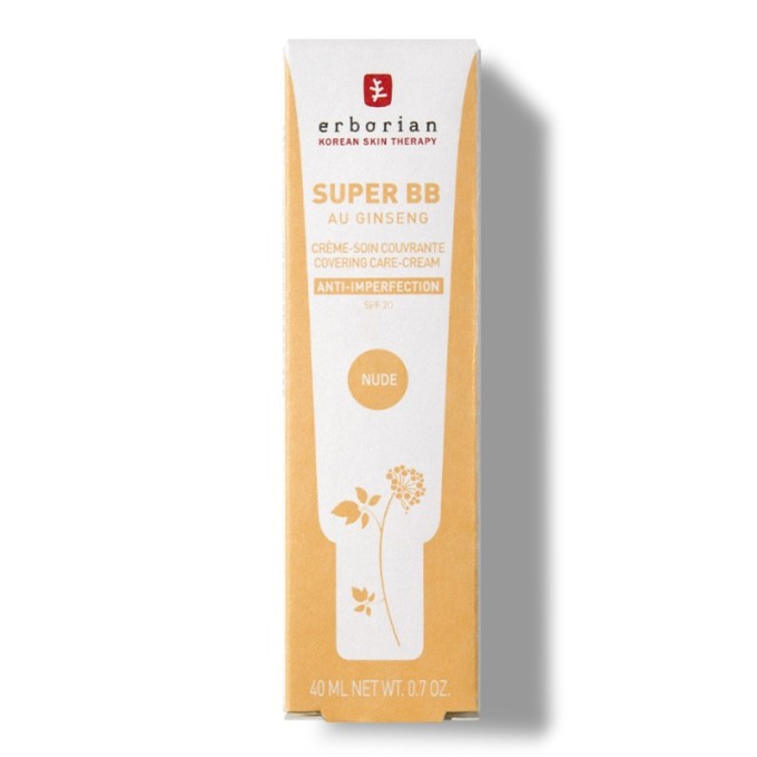 Erborian Super BB Covering Care-Cream SPF 20 - BB kremas, 40 ml - Nude