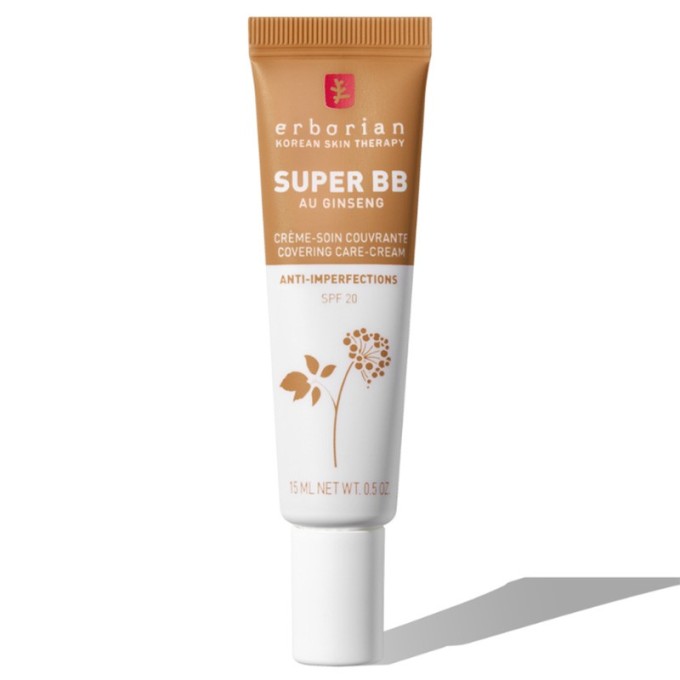 Erborian Super BB Covering Care-Cream SPF 20 - BB kremas, 15 ml - Caramel