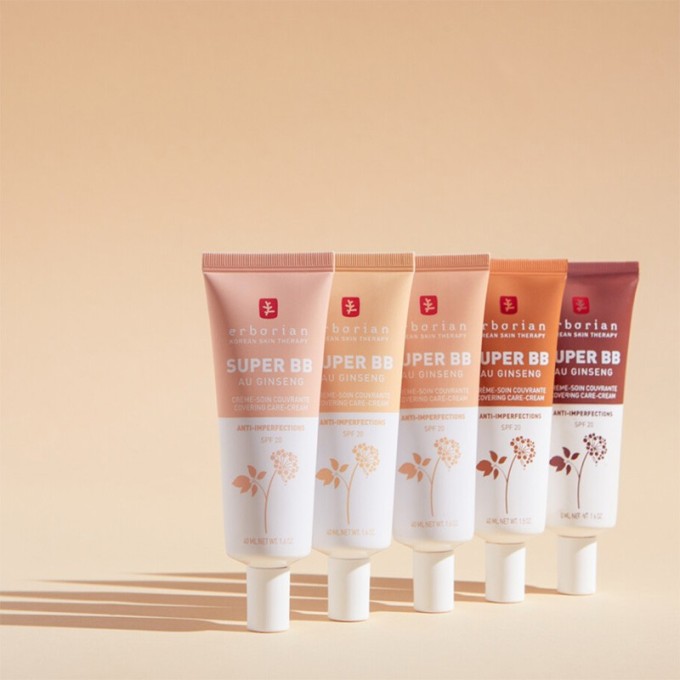 Erborian Super BB Covering Care-Cream SPF 20 - BB kremas, 15 ml - Caramel