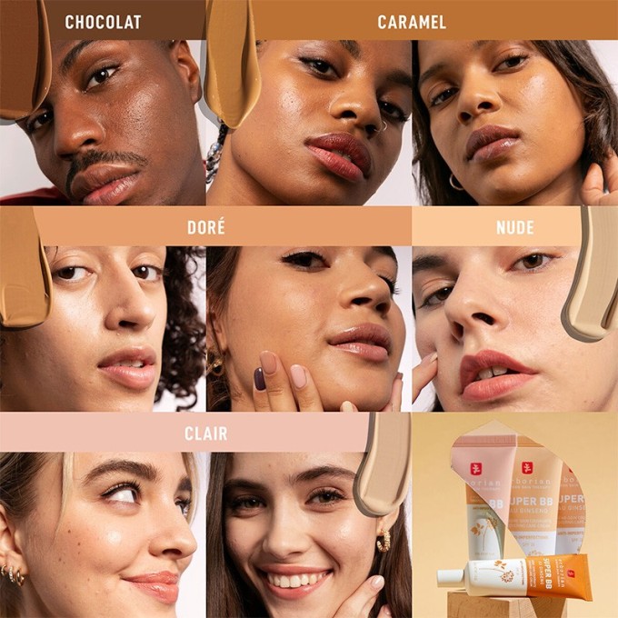 Erborian Super BB Covering Care-Cream SPF 20 - BB kremas, 15 ml - Caramel