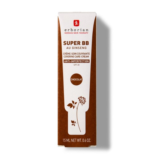 Erborian Super BB Covering Care-Cream SPF 20 - BB kremas, 15 ml - Chocolat