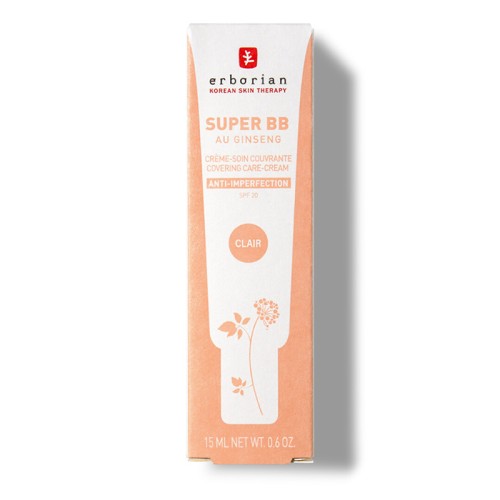 Erborian Super BB Covering Care-Cream SPF 20 - BB kremas, 15 ml - Clair
