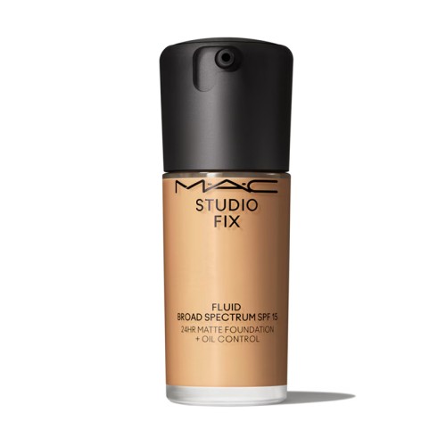 MAC Studio Fix Fluid SPF 15 - matinis makiažo pagrindas su SPF 15, 30 ml - NC30