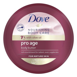 Dove Pro Age Body Butter - kūno sviestas brandžiai odai, 250 ml