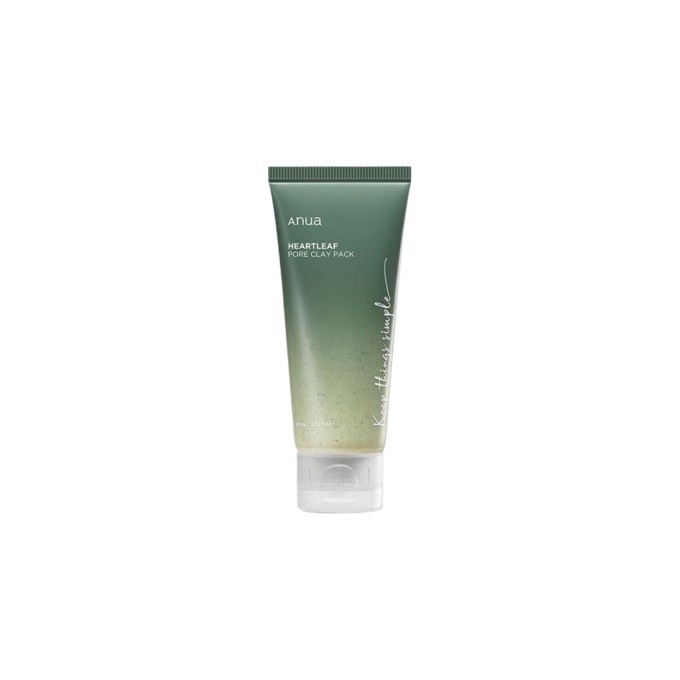 Anua Heartleaf Pore Clay Pack - molio kaukė poroms mažinti, 100 ml