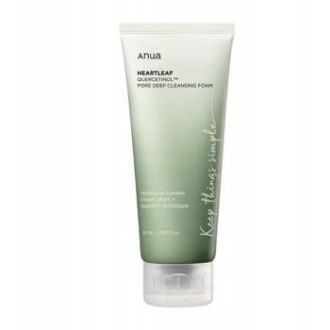 Anua Heartleaf Quercetinol Pore Deep Cleansing Foam - drėkinančios valomosios putos, 150 ml