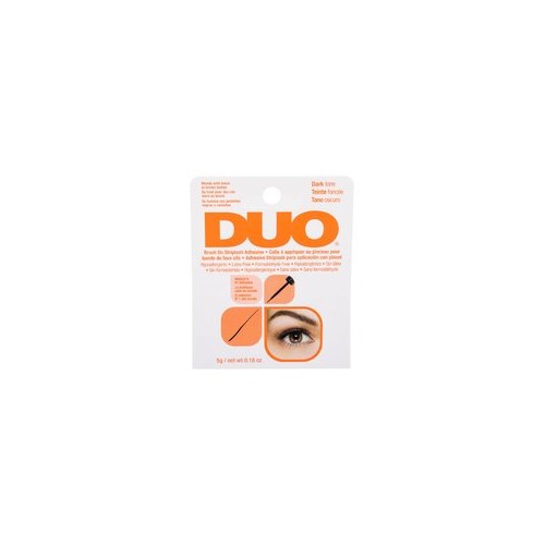 Ardell Duo Brush-On Striplash Adhesive Dark Tone - Glue for false eyelashes with double brush 5 g