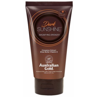 Australian Gold Dark Sunshine Magnifyng Bronzer Lotion - bronzinis losjonas intensyviam įdegiui